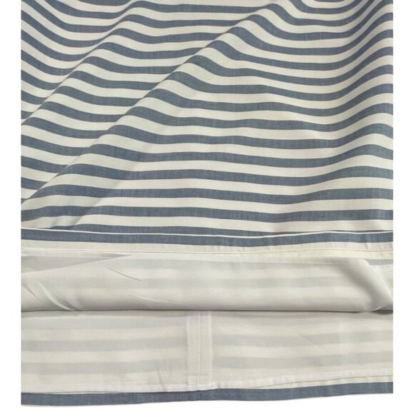 Eliza J Gold Metallic Striped Mandarin Collar Preppy Shift SIZE-12 - Picture 10 of 10